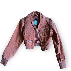 Wet Seal Suede Jacket Womens Small BRAND NEW